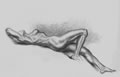 Michael Hensley Drawings, Female Form 65